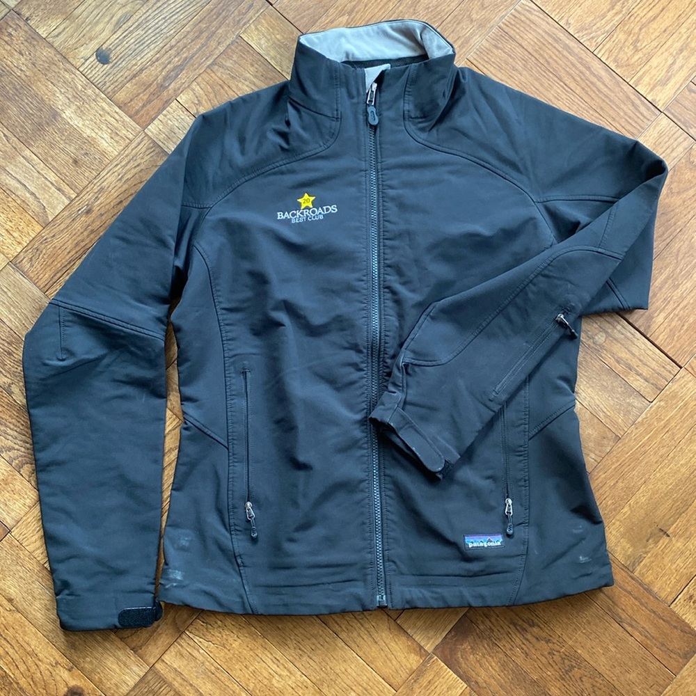 Patagonia fleece jacket with Backroads Best Club insignia.